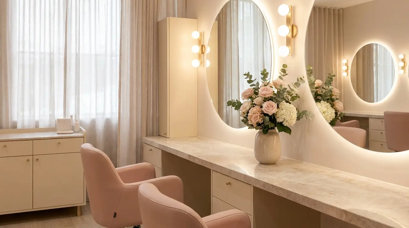 The Beauty Edit salon interior