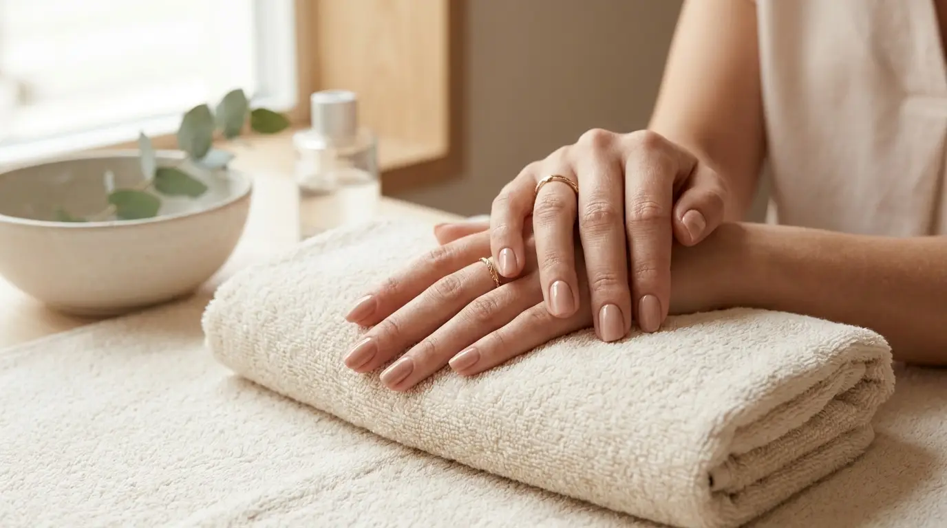 Manicured nails